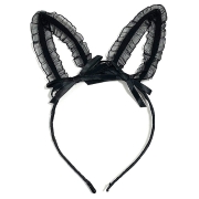 리본 프릴 바니머리띠