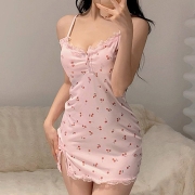 체리 패턴 슬립