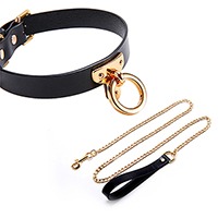 가죽 코스프레 초커 & 목줄