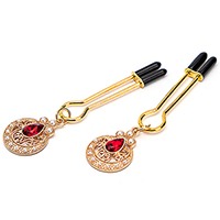 큐빅 진주 유두집게