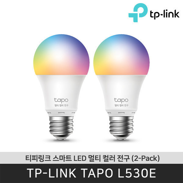 티피링크 TAPO L530E (2-Pack) 멀티컬러 LED 전구