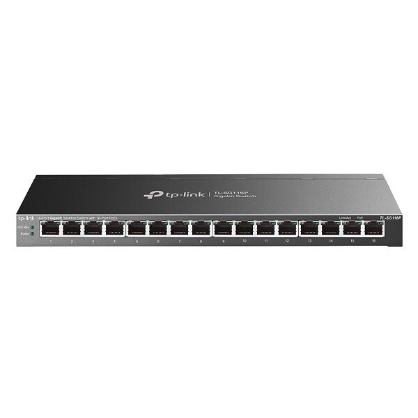 티피링크 TL-SG116P 기가비트 16포트 PoE 스위칭허브