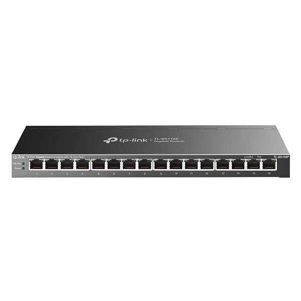 티피링크 TL-SG116P 기가비트 16포트 PoE 스위칭허브