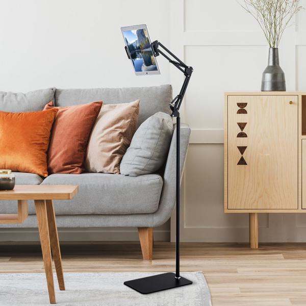 애니포트 엘디 엘마운트 APL-JH01TS 12.9형 침대 핸드폰 거치대 자바라 스탠드 태블릿 거치대 (블랙)