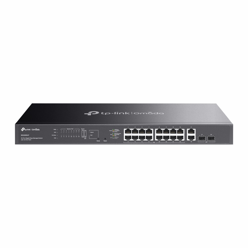 티피링크 ES220GMP Omada 16포트 기가비트 애자일 스위치 (16× PoE+ 포트)