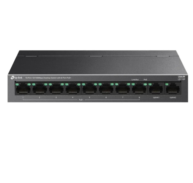 티피링크 LS110P 8포트 POE 96W CCTV 100메가 스위치허브