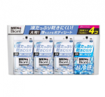 Men's 비오레 얼굴도 닦을 수 있는 바디 시트 28매들이 &times; 4 개 세트 ( メンズビオレ 顔もふける ボディシート 28枚入り &times; 4個セット)