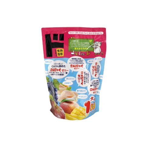 돈키호테 곤약젤리 MIX 대용량 ( 포도 복숭아 사과 망고 ) 1kg ドン&middot;キホーテ こんにゃくゼリーMIX 大容量