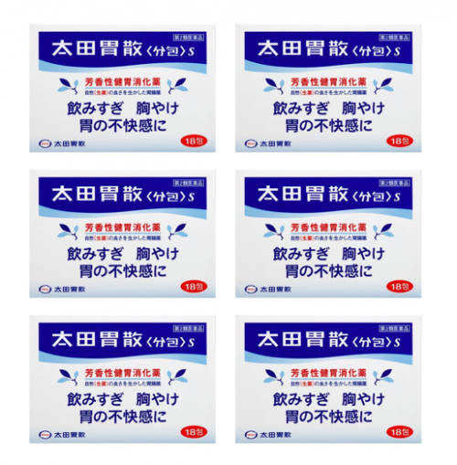 오타이산 분포 S 18포 6개묶음 (일본 국민소화제)