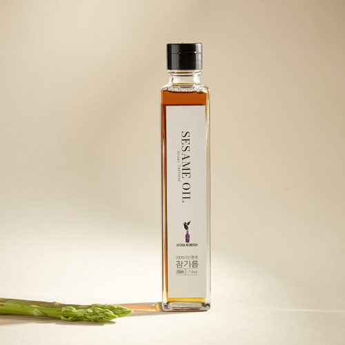 국내산 저온압착 참기름 200ml