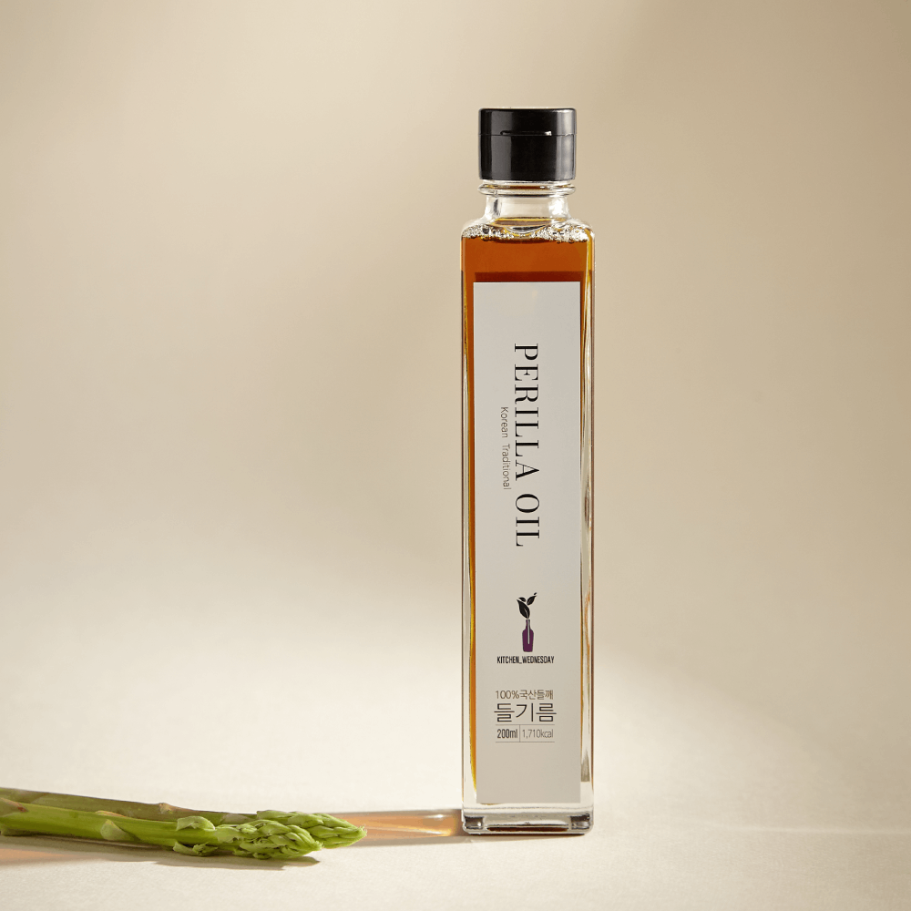 국내산 저온압착 들기름 200ml