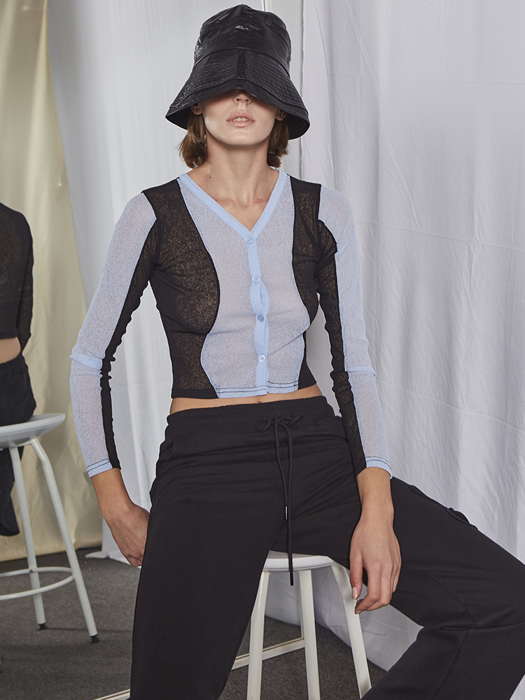 Coloring Crop Cardigan