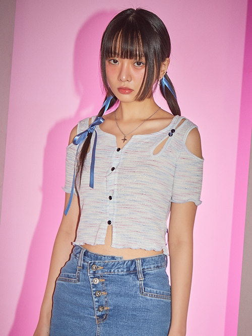 Airy Silt-Button Pointed Top
