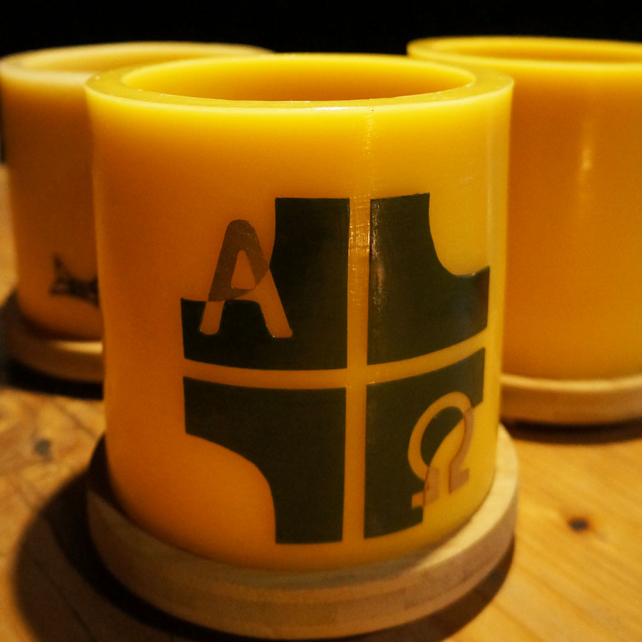 밀랍허리케인 Beeswax Hurricane Holder