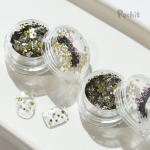 메탈 글리터 (별/하트)