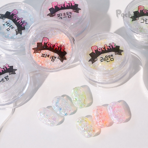 POCHIT X TAEM NAIL 컬러탬 글리터 (6종)