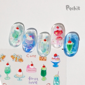 [Thin] 스윗 파르페 디저트 스티커 2종