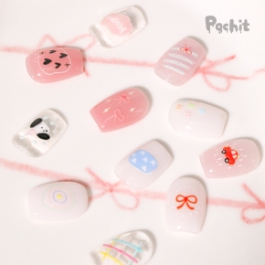 [Thin] 엠보 알록달록 키치 스티커