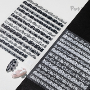[Thin] 플라워 레이스 스티커