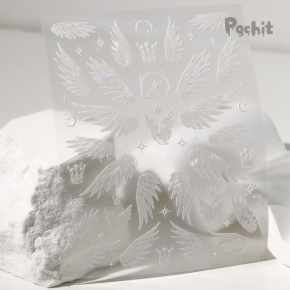 [Thin] 엠보 글린트 윙 스티커