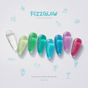 [프롬더네일] FIZZGLOW : Syrup & Glitter Gel Series 피즈글로우 시럽&글리터젤 8종세트