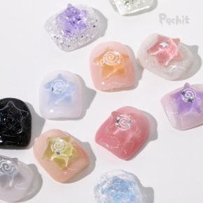 버블 젤리별 파츠(약10개입)