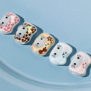 [Thin] 엠보 가로 캣 스티커 (2종)