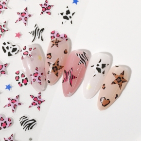 [Thin] 레오파드 스타 스티커 (8종)