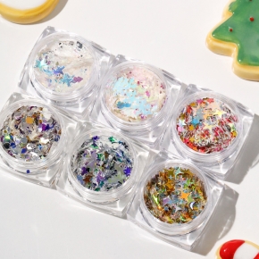 윈터 스팽글 글리터 6종 세트