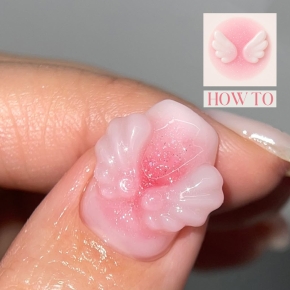 [릴스아트] ꒰ঌ 핑크 엔젤코어 아트 ໒꒱