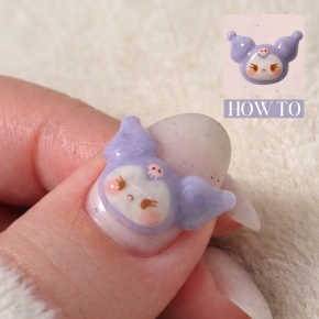 [릴스아트] 벨벳 쿠로미 아트💜