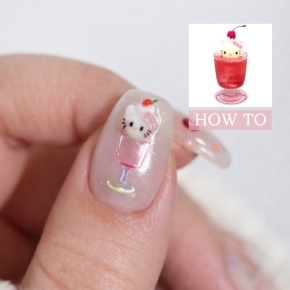 [릴스아트] 키티 소다 아트🍹