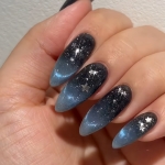 [릴스아트] 새벽 한시 밤하늘 아트🌌