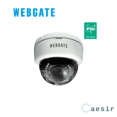 웹게이트 TTA-50DLAF 500만화소 2.7~12MM 광학 4배줌 IR TTA인증 IP 실내용 적외선 돔 카메라