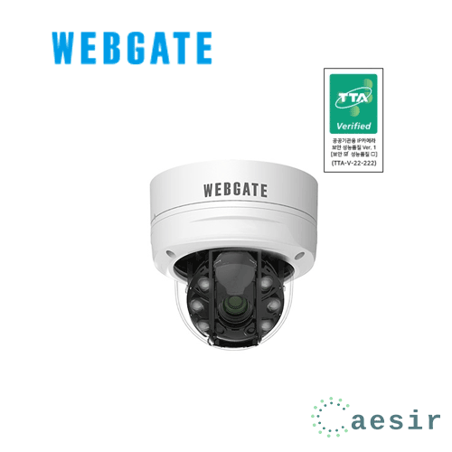 웹게이트 NK2100VD-IR-AF 500만화소 2.7~13.5MM 광학 5배줌 IR TTA인증 IP 실내용 적외선 돔 카메라