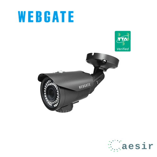 웹게이트 TTA-50BLAF 500만화소 2.7~12MM 광학 4배줌 IR TTA인증 IP 실외용 적외선 뷸렛 카메라