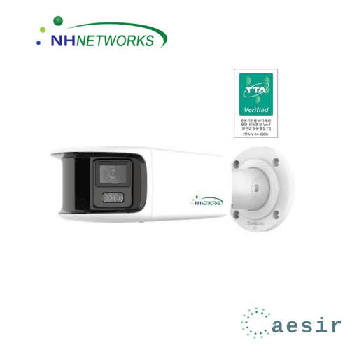 엔에이치네트웍스 NHB-P8204 800만화소 4MM IR TTA인증 IP 파노라마 야간칼라 뷸렛 카메라