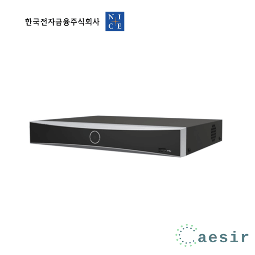 나이스인프라 HNT-1602P 8MP 16CH 2BAY IP POE NVR 녹화기