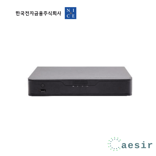 나이스인프라 NT-0801P 8MP 8CH 1BAY IP POE NVR 녹화기