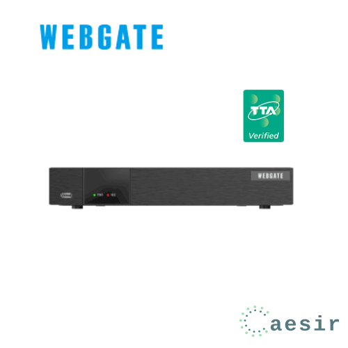 웹게이트 UHN808P-H1-V3-TTA 8MP 8CH 1BAY TTA인증 IP POE NVR 녹화기 3TB 포함