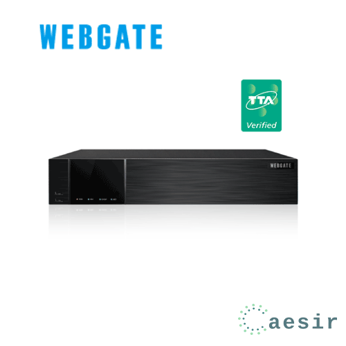 웹게이트 TTA-UHN1600-H6R 8MP 16CH 6BAY TTA인증 IP NONE POE NVR 녹화기 12TB 포함