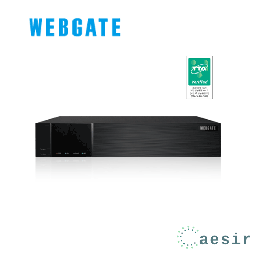 웹게이트 TTA-UHN3600-H6R 8MP 36CH 6BAY TTA인증 IP NONE POE NVR 녹화기 24TB 포함