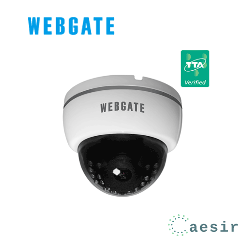 웹게이트 TTA-50DL 500만화소 3.6MM IR TTA인증 IP 실내용 적외선 돔 카메라