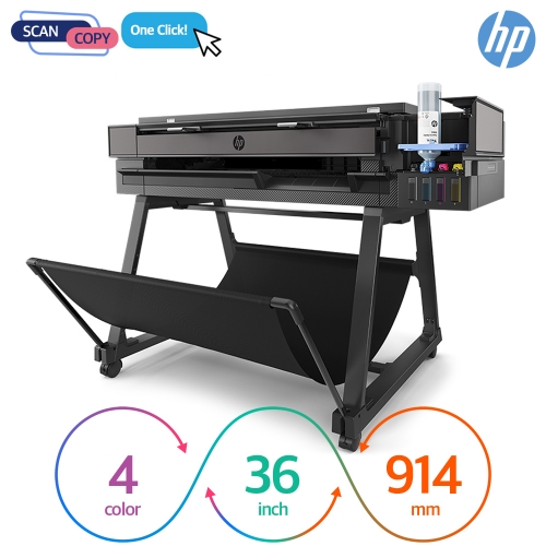HP 디자인젯 스마트탱크 T908 MFP 무한잉크 플로터 복합기 (36인치 A0) 스캔 복사 / 전국 무료 설치