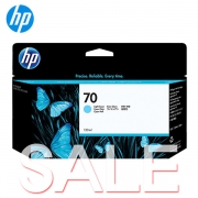 [SALE] HP 70 정품 플로터잉크 C9390A 밝은파랑 LC (130ml)