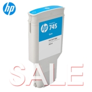 [SALE] HP 745 정품 플로터잉크 F9K03A 파랑 대용량 C (300ml) Z2600/Z5600