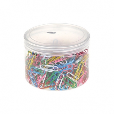 컬러 클립1, 28mm-원통케이스(500pcs)