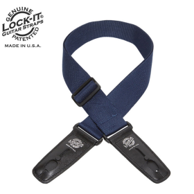 스트랩락 기타 스트랩 Strap NAVY LIS 004P2 made usa