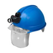 고급형 투구형 투명창 실버 보안경 ★랜턴포함 16종 컬러