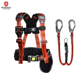 몽크로스 DMS-M-103MW 상체식 안전대 Y죔줄 오렌지